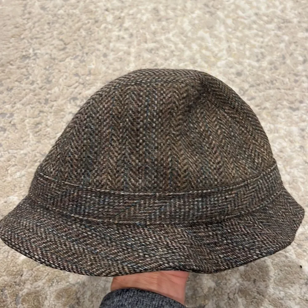 VTG Pendleton Fedora Hat Brown 100%‎ virgin Wool Size M made in USA GUC